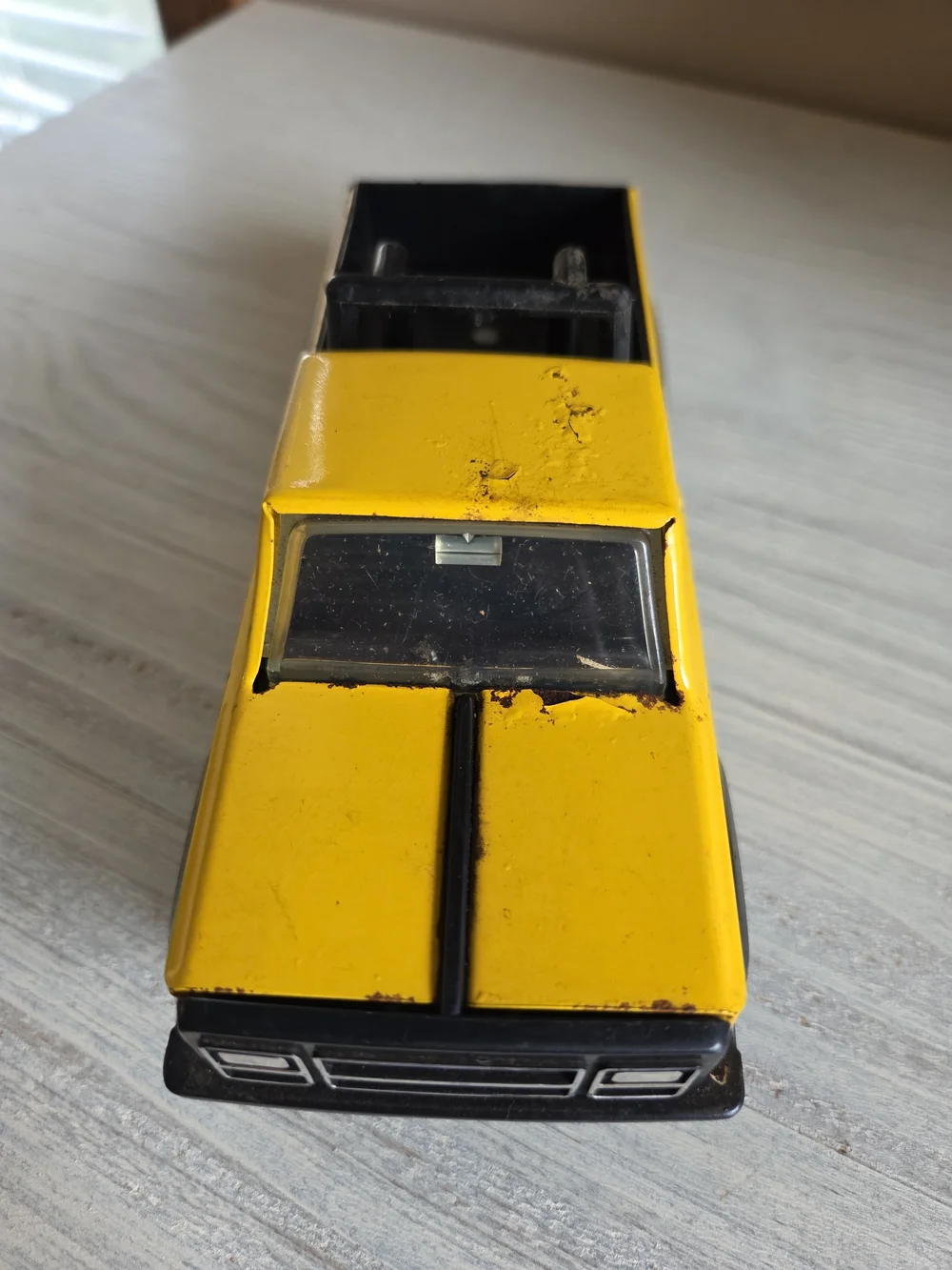 Tonka Yellow & Black Racing Team Pickup Truck Toy